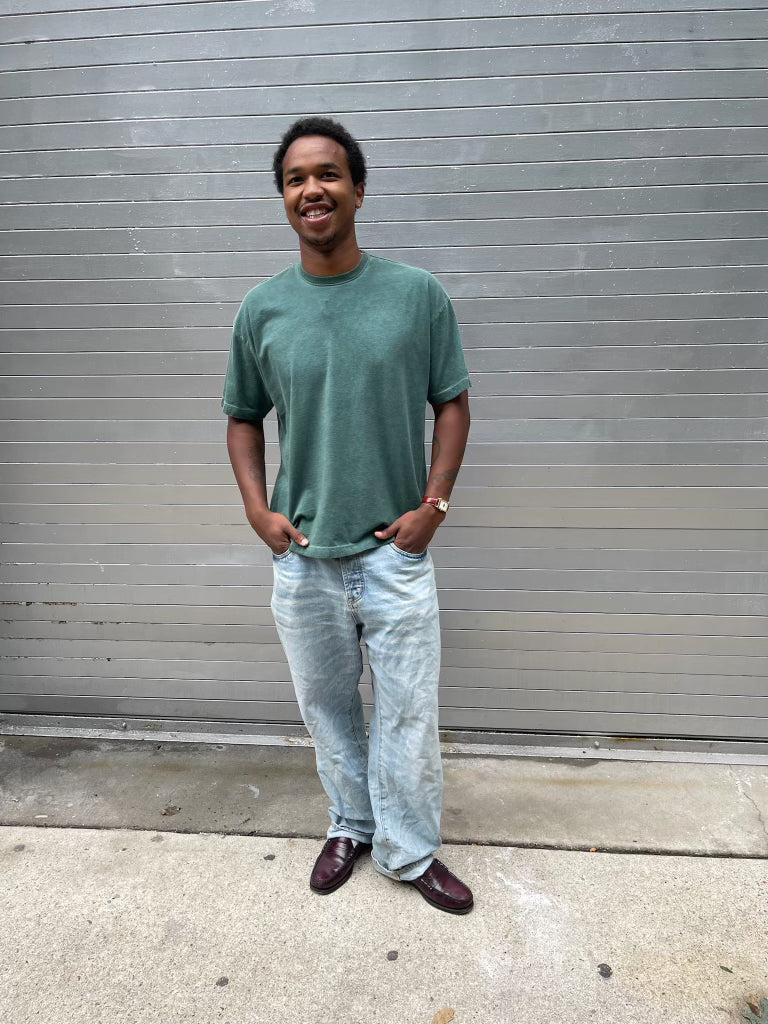 OIL GREEN T-SHIRT