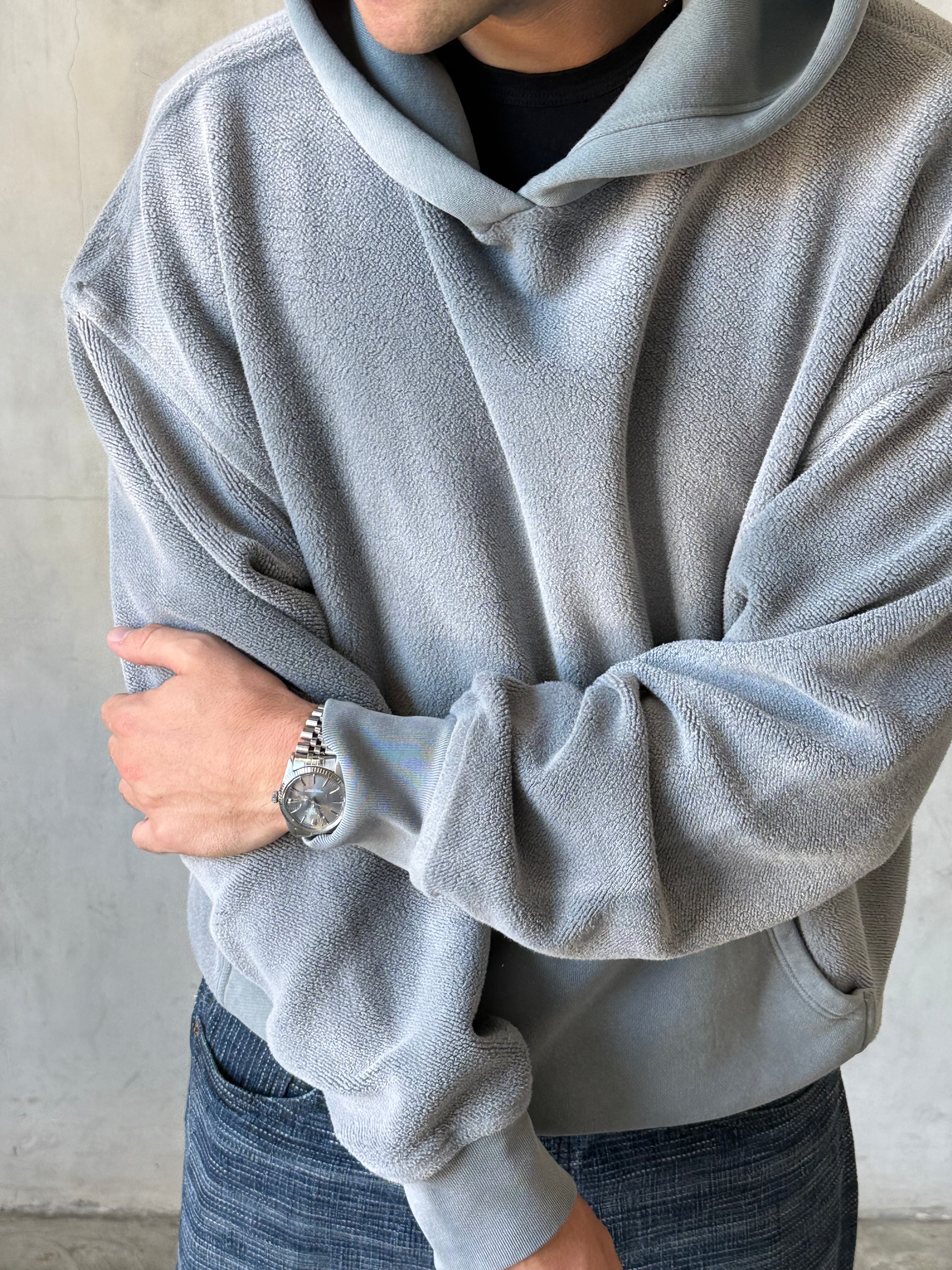 FADED CONCRETE REVERSE HOODIE